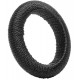 Conjunto 4 Anéis para Guardanapo Tressê Preto Plástico 